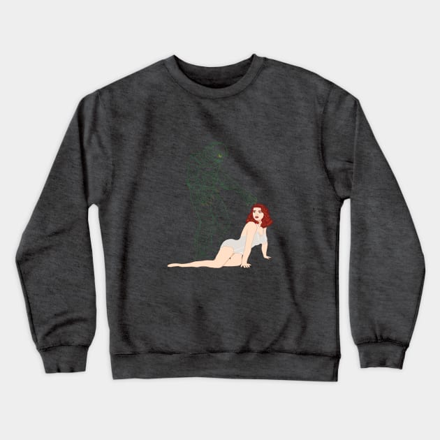 Creature vs Julie Crewneck Sweatshirt by Econoclash